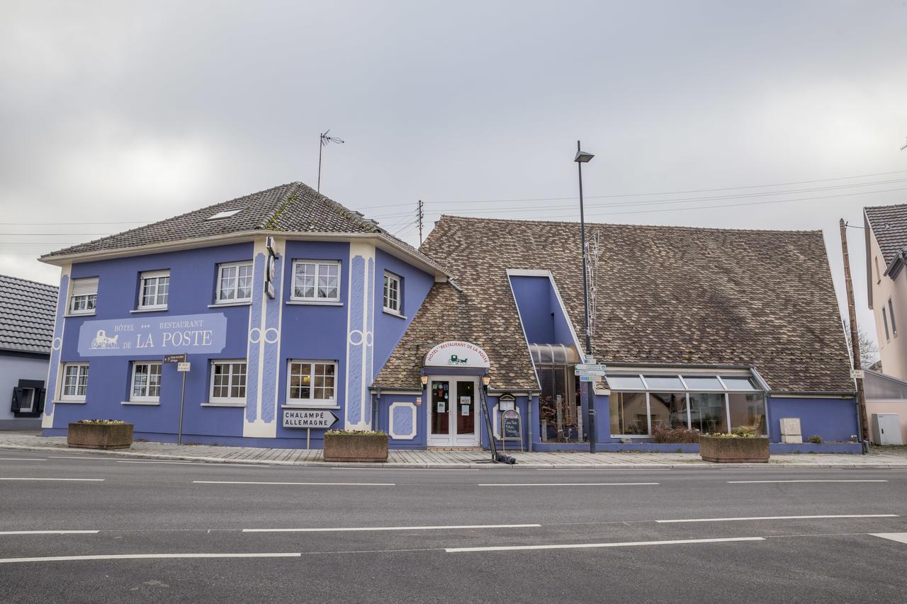 Hotel Restaurant De La Poste Mulhouse Ottmarsheim Bantzenheim Dış mekan fotoğraf