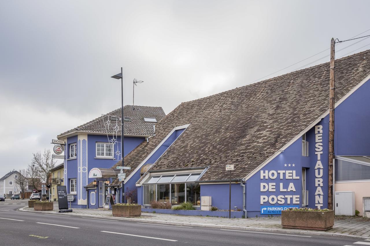 Hotel Restaurant De La Poste Mulhouse Ottmarsheim Bantzenheim Dış mekan fotoğraf
