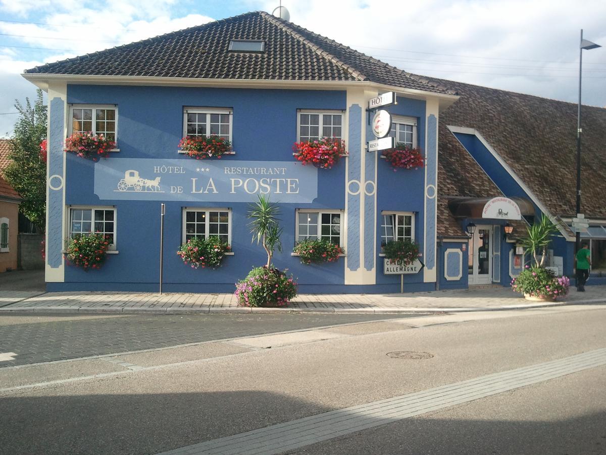 Hotel Restaurant De La Poste Mulhouse Ottmarsheim Bantzenheim Dış mekan fotoğraf